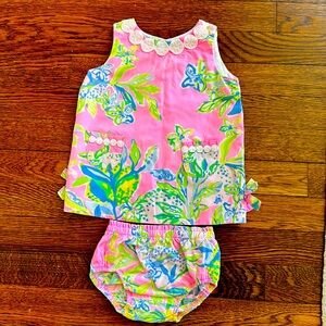 Baby Lilly Pulitzer Shift Dress and bloomer